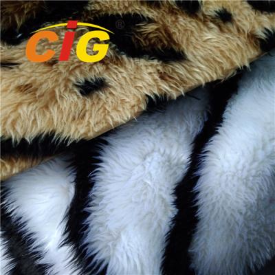 China 100% Polyester Colorful Fox Fur Fabric Tricot Plain Fabirc Width 160cm for sale