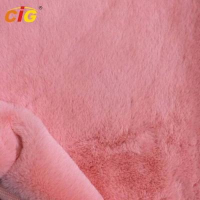 China Soft Plush Fabric False Rabbit Fur For Shoes / Garment / Car Seat  / Sofa / Toys for sale