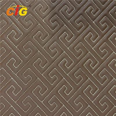 China Waterproof Synthetic Leather Fabric Pvc Leather Fabric High Density Foam for sale