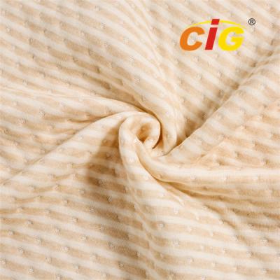 China Polyester  with  Cotton Knitted Mattress Textile Cotton Mattress Fabric  260gsm for furniture upholstery fabric for sale