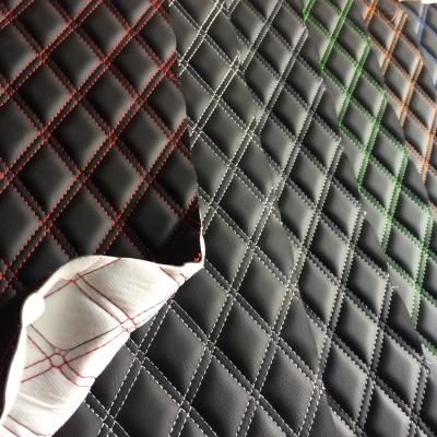 China Embroidery Foam Backing 7MM Pvc Synthetic Leather for sale