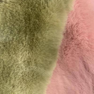 China SGS Synthetic Faux Sheep Fur Fabric Carpet 150cm Width for sale