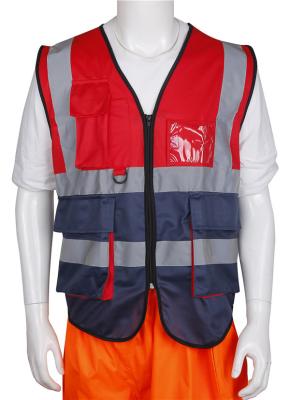 China 3XL 4XL Reflective Safety Vests With Dm Reflective Tape for sale