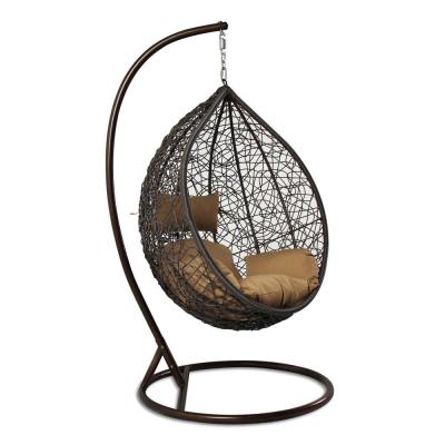 China Non Folded Wicker Rattan Outdoor Garden Egg Swing Chair for sale