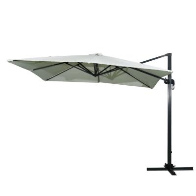 China 3x3m Outdoor Waterproof Garden Umbrella With Powder Painted Steel Pole for sale