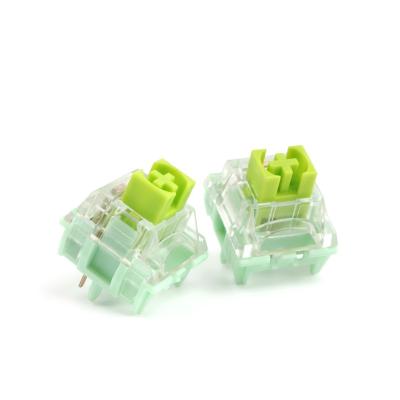 China Anti-Ghosting TTC Ace Switch For Mechanical Linear Keyboard 60g Lubricated 5 Pins Customize Light Green GK61 Anne Pro 2 SMD PCB MX Switch Gaming PC for sale