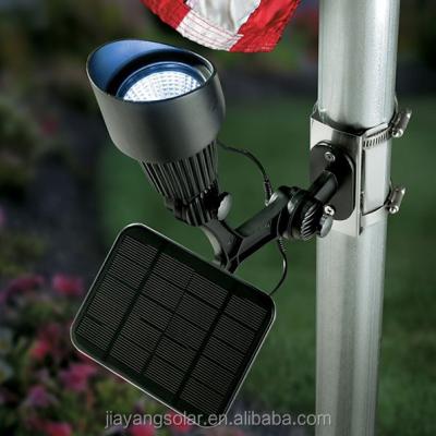 China On pole light up flag or light down garage/wall/garden factory supply waterproof garden spot led solar flag pole lights with best price for sale