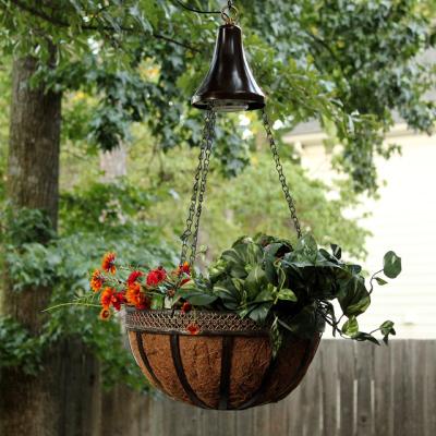 China Suitable for decoration/garden/lawn/yard/park/villas/solar metal hook of pathway and 2018 innovative article garden lights for basket flower for sale