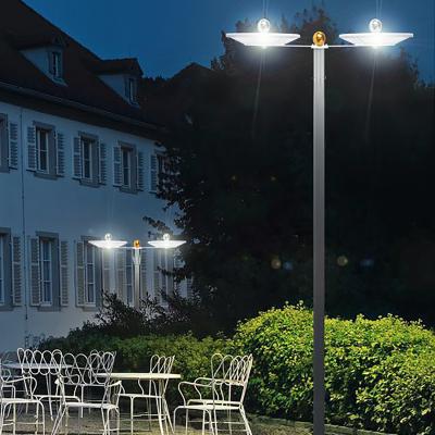 China Portable Waterproof Outdoor LED LANDSCAPE Post Yard Light Solar Powered Light Solar Powered Area Light For Garden for sale