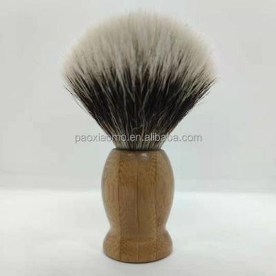 China Handheld Shaving Brush Shaving Brush Synthetic Hair Shaving Brush Bamboo Shaving Brush Knot for sale