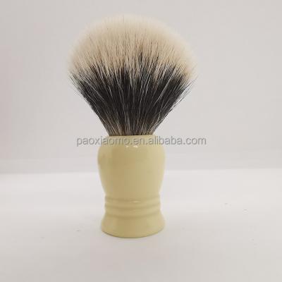 China Handheld Shaving Brush Shaving Brush Wooden Shaving Brush Vegan Wooden Bamboo Shaving Brush Badger Hair Shaving Brush for sale