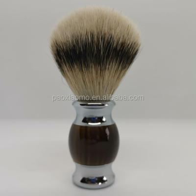 China Shaving Brush Paoxiaomo Brand Shaving Brush And Bowl Silvertip Badger Hair Shaving Brush for sale