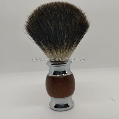 China P.X.M.E High Quality Black Shaving Brush Badger Hair Shaving Brush Christmas Gifts For Men Shaving Brushes Synthetic Bamboo Shaving Brush for sale