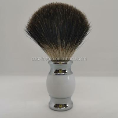 China Pure Black Shaving Brush P.X.M.E Factory OEM Badger Hair Shaving Brush Christmas Gifts For Men Shaving Brush Badger Shaving Brush for sale