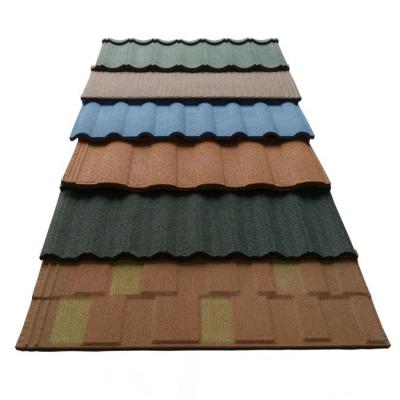 China Villa Terracotta Stone Coated Roof Tile And Valley Tray Stone Coated Steel Roofing Tile for sale