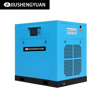 China Lubricated 37kW 50hp 7bar 8bar High Working Pressure Wholesale Low Speed ​​Efficient Stationary Rotary Screw Air Compressor One for sale