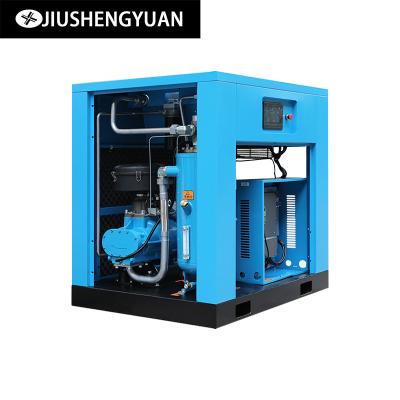 China 37kW 50hp 5bar 4bar oil injection industry permanent variable speed lubricated two stage screw air compressor for sale