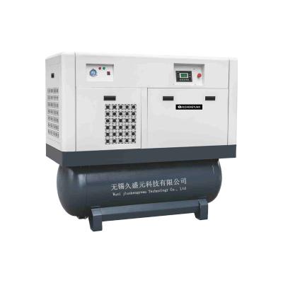 China Lubricated 15kW 20hp PM VSD Industry Used In Laser Machine Screw Integrated Air Compressor All In One Air Compressors for sale