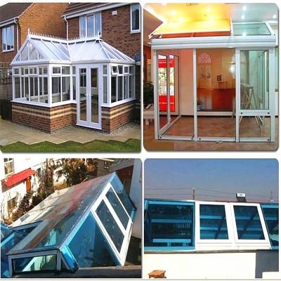 중국 Contemporary Sunroom, Portable Sunroom For Sale Good Quality Aluminum Tempered Glass Sunroom Design Aluminum Alloy Customized Villa, Villa YJ 판매용