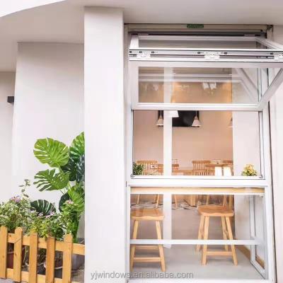 Китай Heat Insulation Fold Window White Frame Aluminum Folding Casement Window продается