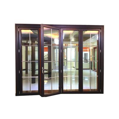 China Sound insulation heavy double leaf door, used for aluminum trackless folding door and frameless folding glass door of shopping mall for sale