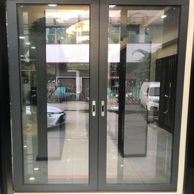 China Modern Exterior Double Gloss Interior Aluminum Sliding Door Silent Door For Residential for sale