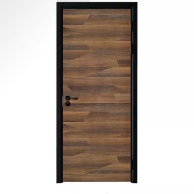 China Sound insulation quality luxury aluminum profile interior wooden doors for sale