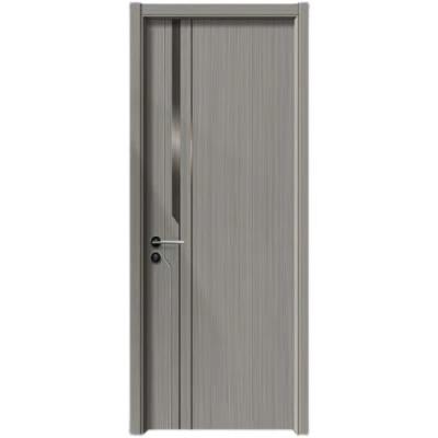 China Modern Hot Sales Sound Insulation Waterproof Carbon Crystal Interior Laminated Wooden Door for sale