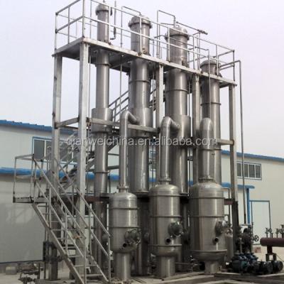 China Vacuum Falling Film Evaporator  Fruit Juice Jam Concentration  Evaporator Te koop