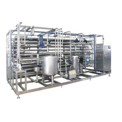 China Milk Beverage Juice Sterilizing Machine With PLC Motor Core Components for sale