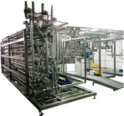 China Tubular Juice Sterilizer 1000kg Fruit Juice Processing Machine for sale