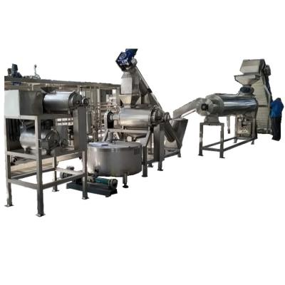 중국 Industrial Peach Apricot Plum Pulp Processing Machine Jam Making Production Line 판매용