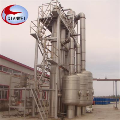 中国 Silver Industrial Tomato Sauce Production Line Falling Film Vacuum Concentrated Evaporator 販売のため