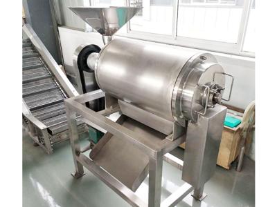 China High Speed Pulper Finisher Food Machine  Single Stage 7.5KW  Power en venta