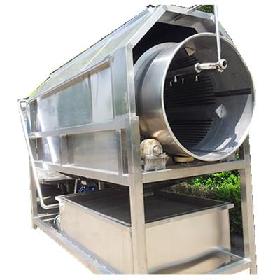 Cina Stainless Steel Fruit Washing Machine For Ginger Juice Making in vendita