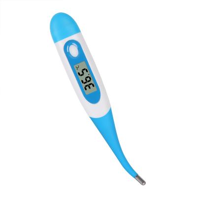 China High Accurate Flexible Digital LCD Display Oral Armpit Thermometer 130*20*12mm for sale