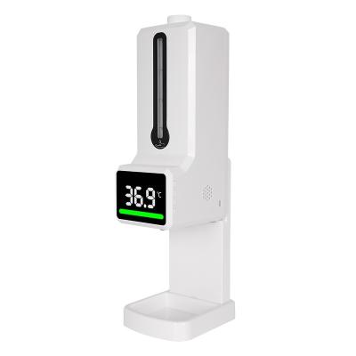 China Hand Sanitizer Body Temperature Detection With Soap Dispenser 4.4 Inch (93*64MM) for sale