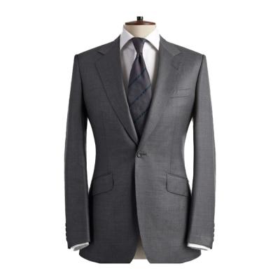 China Wholesale Anti-wrinkle Factory Suit-Men's Tuxedos Work Fit Handmade Business Suit For Men for sale