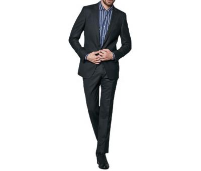 China High End Anti-Wrinkle Design 100% Custom Wool Fit Suit Slim Fit Tops And Pants Suit Set For Men for sale