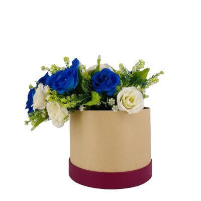 China New Recyclable Wholesale Round Flower Gift Box, Flower Shipping Box for sale