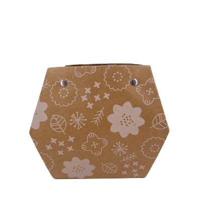 China Wholesale New Recyclable Envelope Design Flower Boxes Glitter Solid Box Folded Flower Gift Box Kraft Paper Festival Flower for sale