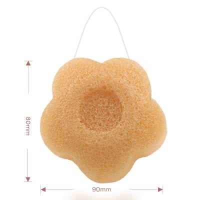 China EXFOLIATE flower shape root natural facial exfoliating cleansing konjac facial and body konjac cleansing sponge for sale