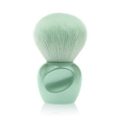 China LIYA Kabuki Face Brush Synthetic Hair Powder Base Kabuki Hair Soft Crystal Brush for sale