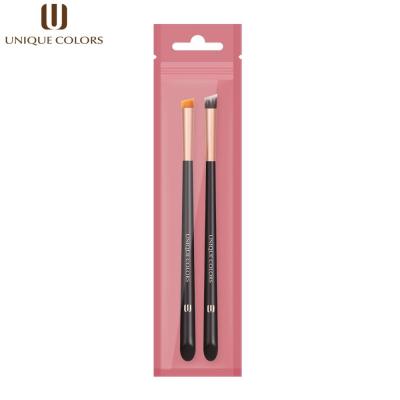 China Angular Blush Private Label Eye Makeup Brush Wholesale Eyeshadow Brush Set for sale