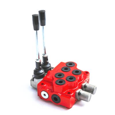 China Directional Control Ryan Hydraulics GDV45 Series 45LPM 2 Spool Monoblock Hydraulic Control Valves for sale