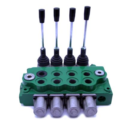 China Directional Control Ryan Hydraulics GDV70 Series 70LPM 4 Spool Monoblock Hydraulic Control Valves for sale