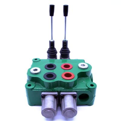 China Directional Control Ryan Hydraulics GDV160 Series 160LPM 2 Spool Monoblock Hydraulic Control Valves for sale