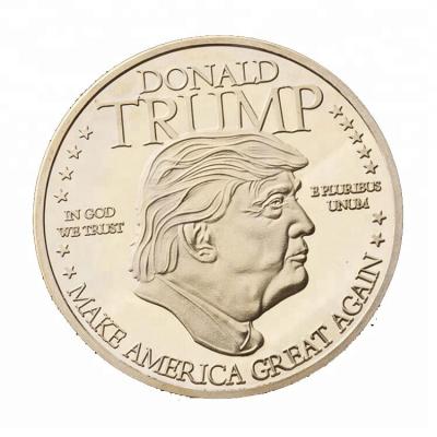 China Hot Selling Amazon Europe USA The 45th President Trump Coin Gold Antique Coin for sale