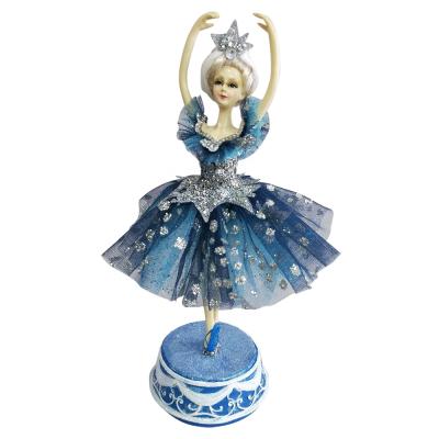 China Wholesale Ballerina New Arrive Pretty Plastic Wind Up Ballet Music Box For Girls for sale