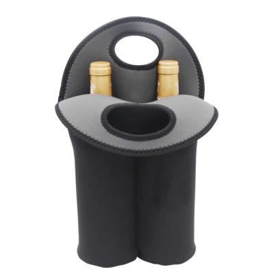 China Wine 750ml Champagne Bottle Cooler Bag Waterproof Neoprene Thick Waterproof for sale